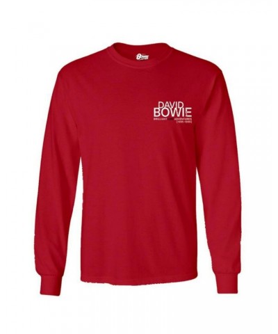 $11.90 David Bowie Brilliant Live Adventures Long Sleeve T-Shirt Shirts