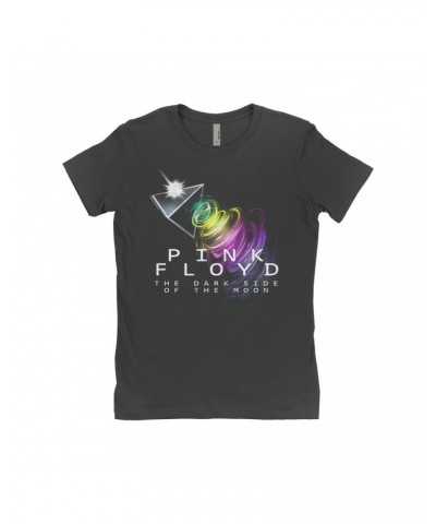 $11.23 Pink Floyd Ladies' Boyfriend T-Shirt | Dark Side Of The Moon Energy Cyclone Shirt Shirts
